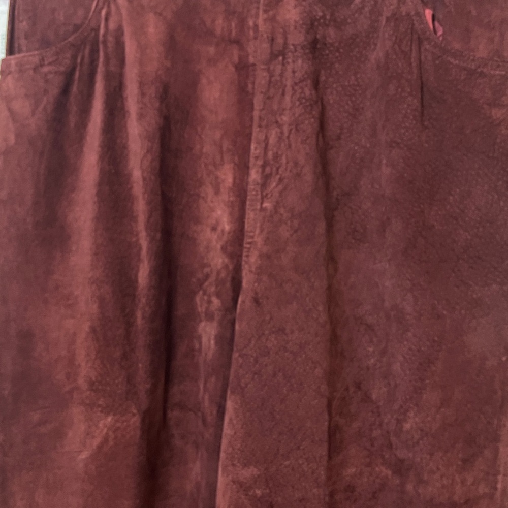 0841. Vintage Hunt Club Leather Pants - Picture 2 of 2